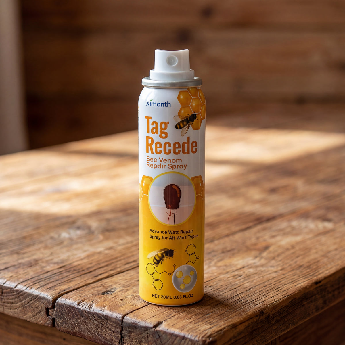 Spray veneno de abeja para eliminar verrugas