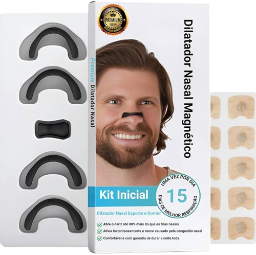 Dilatador nasal magnetico 30pcs