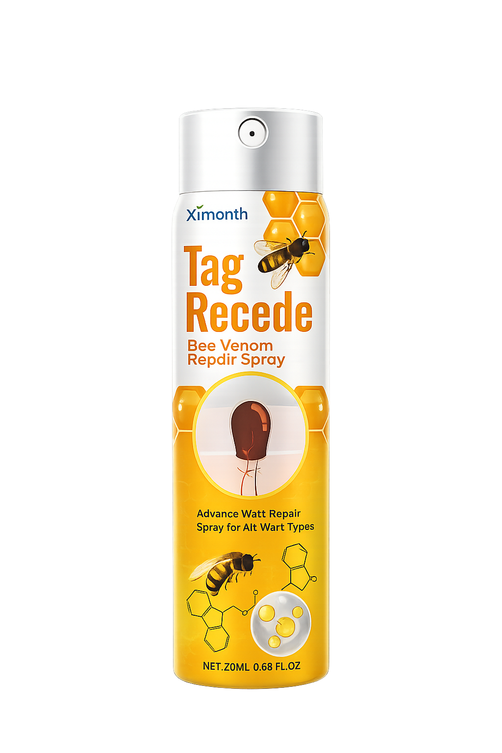 Spray veneno de abeja para eliminar verrugas