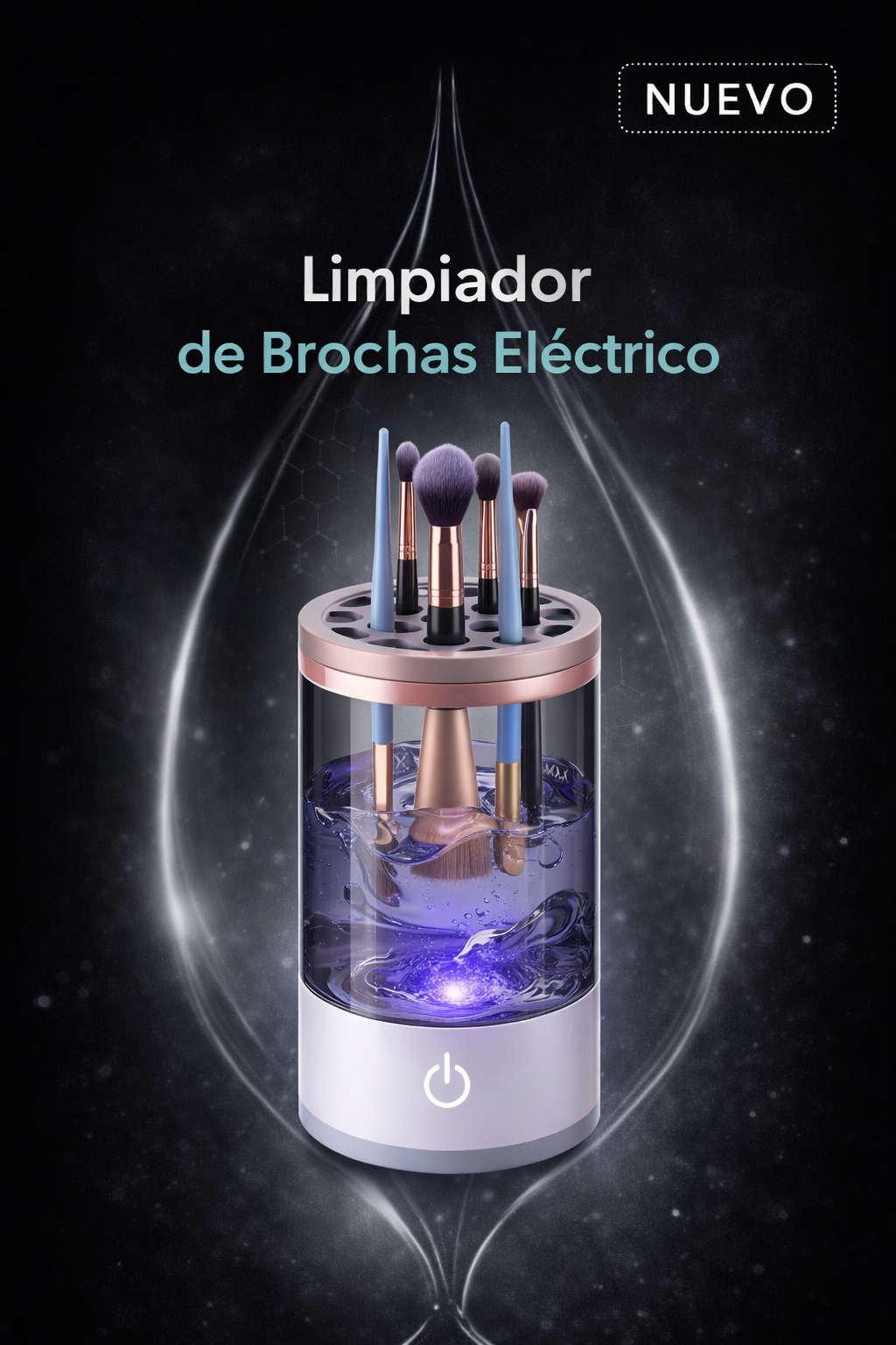 Limpiador de Brochas de Maquillaje