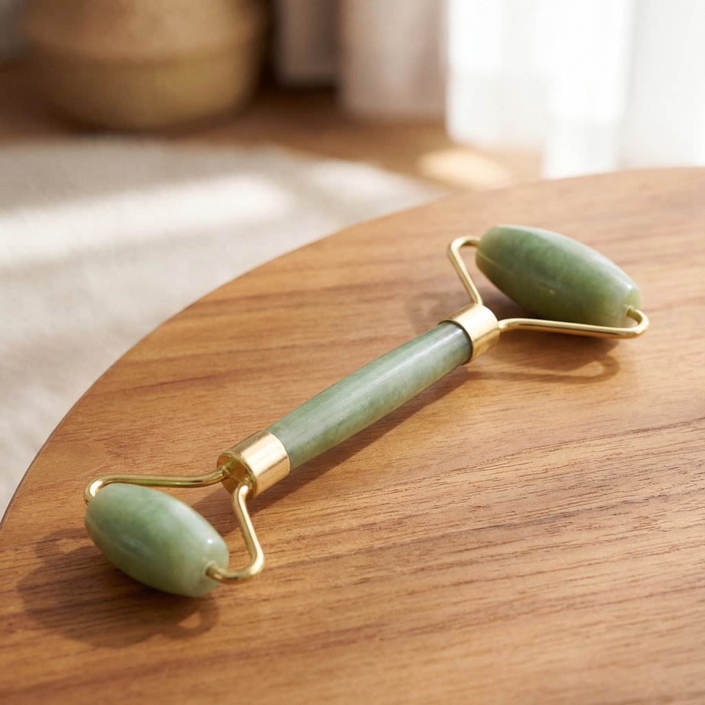 Rodillo de Jade para masaje Facial